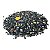 500g Ônix Preto Rolado Pedra Granulado Areia 1 a 4mm Tipo B - Imagem 3