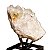 Drusa Cristal Pedra Natural Bruto 109cm 200kg na Base Tipo B - Imagem 4