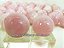 02 Mini Bola Quartzo Rosa Esfera Pequena Em Pedra Natural KIT - Imagem 1