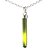 05 Pingente Nlux Canudo Turmalina Verde Envolto 25 a 30 mm Prata 950 - Imagem 1