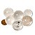 03 Esfera Cristal Pedra Natural 25 a 30mm 20 a 40g Tipo C - Imagem 9