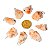 10 Pingente Pedra Do Sol Goldstone Bruto Natural Pino Prata 950 - Imagem 2