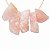 05 Pedra Quartzo Rosa Bruto Furo Vazado Montagem Colar - Imagem 1