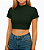 Cropped Feminino Gola Alta Manga Curta - Imagem 6