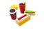 BORRACHA FAST FOOD CARTELA 5PÇS - Imagem 3