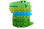 BOLSINHA DE SILICONE  DINOSSAURO - Imagem 1