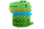 BOLSINHA DE SILICONE  DINOSSAURO - Imagem 5