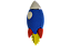 BORRACHA MINI ASTRONAUTA UNIDADE - Imagem 3