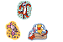 BORRACHA DECORADA URSINHO POOH UND LEO e LEO UNIDADE - Imagem 1