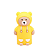APONTADOR URSO DE MOLETON - Imagem 2