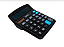 CALCULADORA DE MESA 12 DIGITOS PRETA NEO SOLAR LEO E LEO - Imagem 2