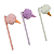 CANETA POMPOM SORVETE UNIDADE - Imagem 1