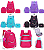 MOCHILA TRIO PRETA - Imagem 2