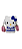 BOLSINHA DE SILICONE HELLO KIT AZUL - Imagem 1
