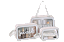 KIT C/3 NECESSAIRES WASHBAG BRANCA - Imagem 1