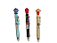 CANETA HEROIS LISA 6 CORES - Imagem 1