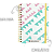CADERNO A5 120 FLS ESPIRAL - COTTON CANDY BEE UNIQUE - Imagem 2