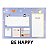 BLOCO DE NOTAS EM PAPEL ADESIVO BEE HAPPY - Imagem 1