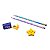 KIT LAPIS HB FUNDO DO MAR 2 LAPIS/APONTADOR/BORRACHA UNIDADE LEO E LEO - Imagem 3