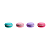 BORRACHA TRIS HOLIC MACARON BLISTER 2 BORRACHAS - TRIS - Imagem 2