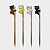 BORRACHA COM LAPIS URSINHOS UNIDADE LEO E LEO - Imagem 1