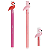 CANETA ESFEROGRÁFICA DIVERT GEL APAG 0.7MM - FLAMINGO UNIDADE BRW - Imagem 1