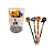 LAPIS HB COM BORRACHA NA PONTA HARRY POTTER UNIDADE LEO E LEO - Imagem 4