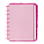 CADERNO DISCO PLUSH PINK - 220X160 - 80 FOLHAS BRW - Imagem 3