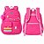 MOCHILA KPTO PINK E VERDE  COM CORRENTINHA - Imagem 1