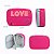 ESTOJO BOX LOVE ROSA - Imagem 1