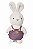 COELHO PELUCIA C/ JARDINEIRA COELHINHO DA PASCOA - Imagem 1
