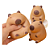 SQUISHY BALL CAPIVARA - Imagem 2