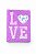 CADERNO PELUCIA LOVE ROXO - Imagem 1