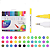 BRUSH PEN 36 CORES - Imagem 1