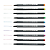 MARCADOR FINELINER PONTA 0.4 DISPLAY C/ 60 UND JOCAR OFFICE - Imagem 2