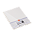 REFIL MIOLO OFF WHITE CADERNO DISCO PAUTADO - 40 FLS - 275 X 200MM BRW - Imagem 1