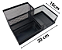 ORGANIZADOR ARAMADO 3 COMPART. - QUADRADO - PRETO BRW - Imagem 2