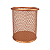 PORTA CANETA ARAMADO - REDONDO - ROSE GOLD BRW - Imagem 2
