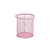 PORTA CANETA ARAMADO - REDONDO - ROSA PASTEL BRW - Imagem 3