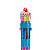 CANETA ESFEROGRÁFICA DIVERT 0.7MM - TUTTI FRUTTI - 10 CORES BRW - UNIDADE - Imagem 3
