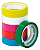 FITA ADESIVA COLORIDA - 12MMX10M - UNIDADE BRW (AZUL, ROSA, AMARELO, VERDE, VERMELHO E BRANCO) - Imagem 3