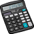 CALCULADORA GRANDE 12 DÍGITOS - PRETA UNIDADE BRW - Imagem 1