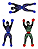 KIT BONECO SUPER NINJAS ARTICULADO GRUDA GRUDA - Imagem 3