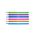 CANETA ESF GRIPLINE 1.0MM COLOR BAZZE PT C/ 24 UN - Imagem 2