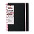 CADERNO DISCO GLITTER PRETO - 280X215 - 80 FOLHAS BRW - Imagem 1