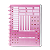 CADERNO DISCO GLITTER PRETO - 280X215 - 80 FOLHAS BRW - Imagem 3