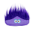 ESTOJO CRAZY FLUFFLES ROXO BRW UNIDADE - Imagem 1