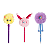 CANETA GEL APAGÁVEL 0.7MM SUPER CRAZY FLUFFLES BRW CX C/ 6 UNIDADES - Imagem 2