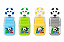 BORRACHA SOCCER ROLLER UNIDADE - Imagem 1