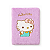 CADERNO A5 HELLO KIT LILAS UNIDADE - Imagem 1